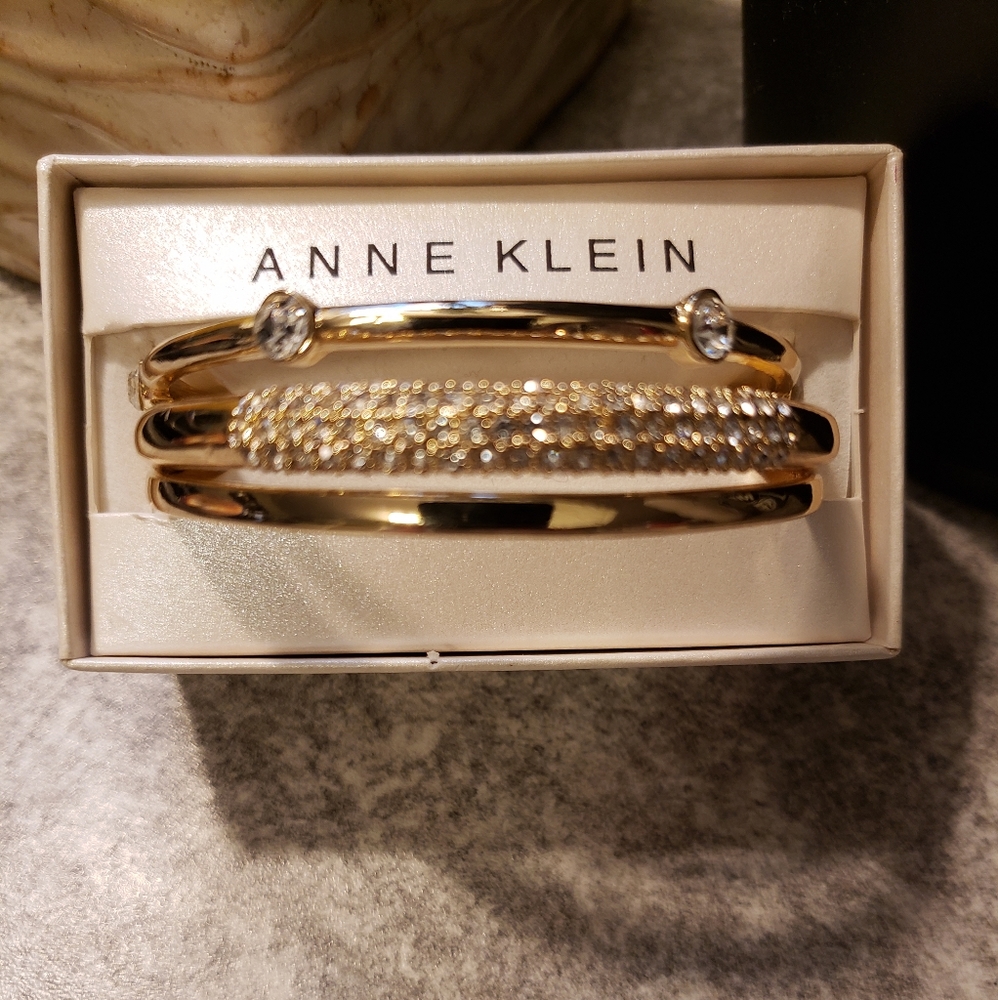 Anne Klein gold bracelets